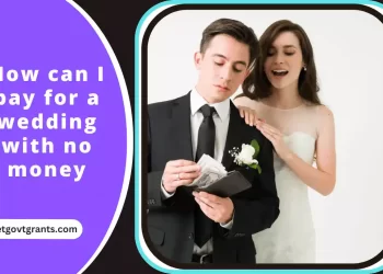 How can I pay for a wedding with no money