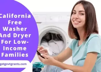 California Free Washer And Dryer For Low-Income Families