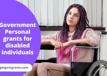 Government Personal grants for disabled individuals