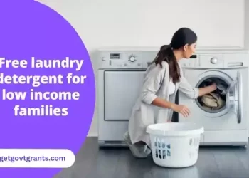 Free laundry detergent for low income families