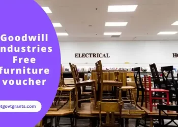 Goodwill Industries Free furniture voucher