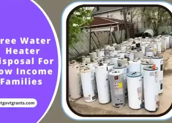 Free Water Heater Disposal For Low Income Families